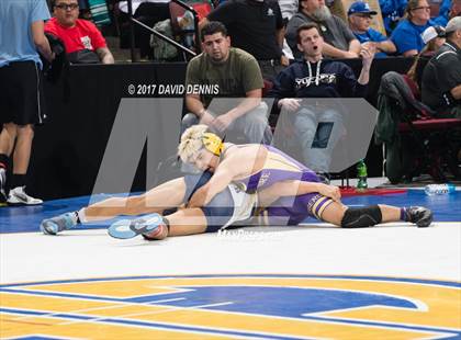Thumbnail 2 in CIF State Boys Wrestling Championships (Day 1 - Round 3) photogallery.