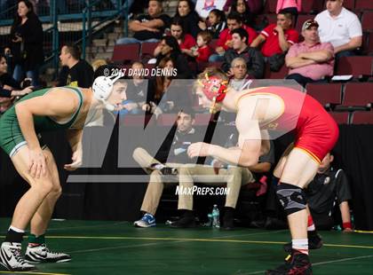 Thumbnail 2 in CIF State Boys Wrestling Championships (Day 1 - Round 3) photogallery.