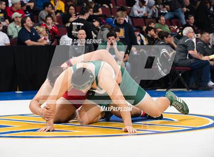 Thumbnail 2 in CIF State Boys Wrestling Championships (Day 1 - Round 3) photogallery.
