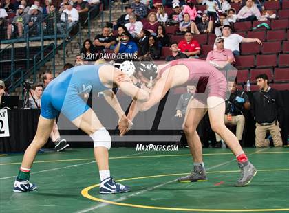 Thumbnail 1 in CIF State Boys Wrestling Championships (Day 1 - Round 3) photogallery.