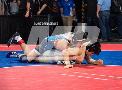 Thumbnail 2 in CIF State Boys Wrestling Championships (Day 1 - Round 3) photogallery.