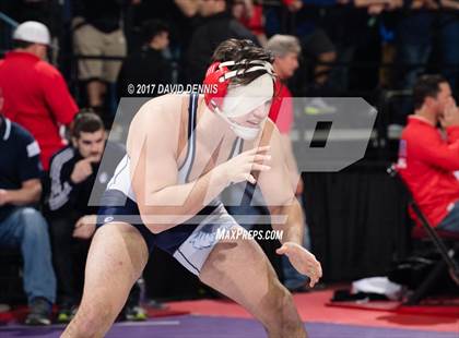 Thumbnail 1 in CIF State Boys Wrestling Championships (Day 1 - Round 3) photogallery.