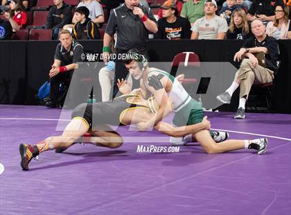 Thumbnail 2 in CIF State Boys Wrestling Championships (Day 1 - Round 3) photogallery.