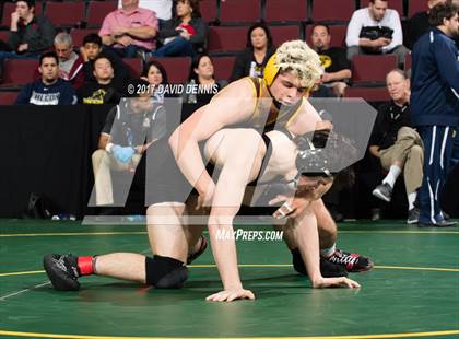 Thumbnail 3 in CIF State Boys Wrestling Championships (Day 1 - Round 3) photogallery.