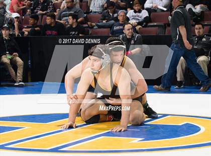 Thumbnail 1 in CIF State Boys Wrestling Championships (Day 1 - Round 3) photogallery.