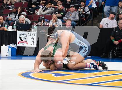 Thumbnail 3 in CIF State Boys Wrestling Championships (Day 1 - Round 3) photogallery.