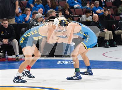 Thumbnail 1 in CIF State Boys Wrestling Championships (Day 1 - Round 3) photogallery.