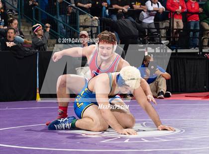 Thumbnail 1 in CIF State Boys Wrestling Championships (Day 1 - Round 3) photogallery.