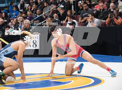 Thumbnail 2 in CIF State Boys Wrestling Championships (Day 1 - Round 3) photogallery.