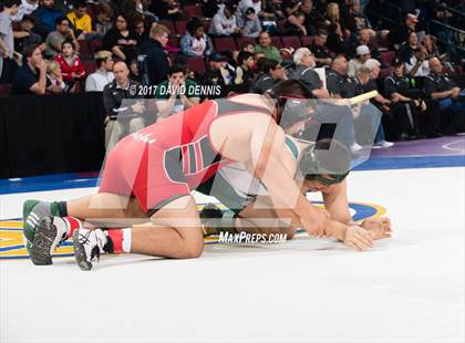 Thumbnail 1 in CIF State Boys Wrestling Championships (Day 1 - Round 3) photogallery.