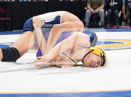 Thumbnail 2 in CIF State Boys Wrestling Championships (Day 1 - Round 3) photogallery.