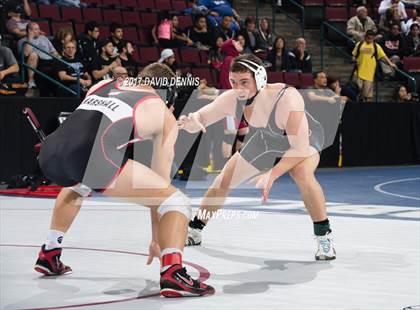 Thumbnail 2 in CIF State Boys Wrestling Championships (Day 1 - Round 3) photogallery.