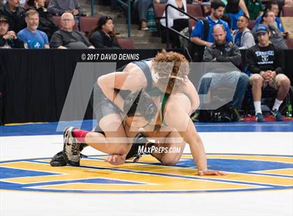 Thumbnail 3 in CIF State Boys Wrestling Championships (Day 1 - Round 3) photogallery.