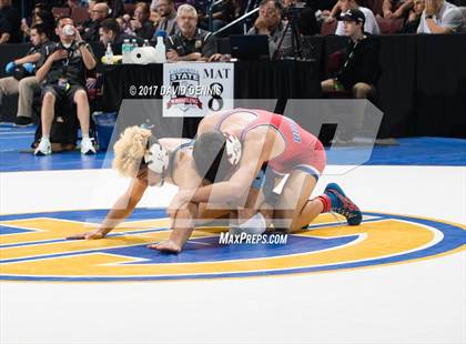 Thumbnail 2 in CIF State Boys Wrestling Championships (Day 1 - Round 3) photogallery.