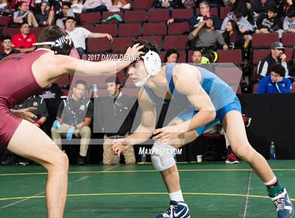 Thumbnail 3 in CIF State Boys Wrestling Championships (Day 1 - Round 3) photogallery.