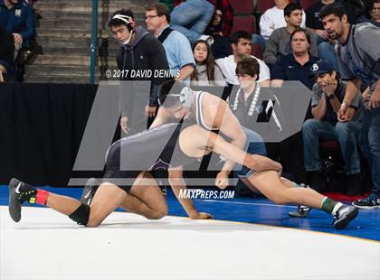 Thumbnail 1 in CIF State Boys Wrestling Championships (Day 1 - Round 3) photogallery.
