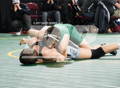 Thumbnail 2 in CIF State Boys Wrestling Championships (Day 1 - Round 3) photogallery.