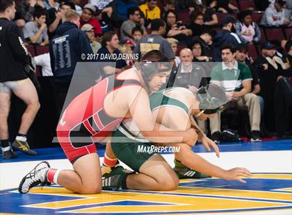 Thumbnail 1 in CIF State Boys Wrestling Championships (Day 1 - Round 3) photogallery.
