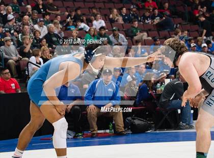 Thumbnail 1 in CIF State Boys Wrestling Championships (Day 1 - Round 3) photogallery.