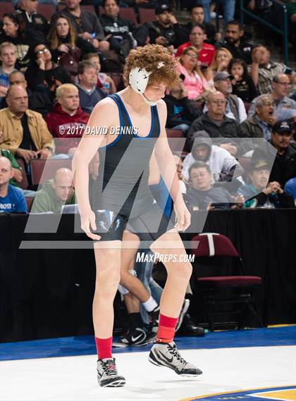 Thumbnail 1 in CIF State Boys Wrestling Championships (Day 1 - Round 3) photogallery.