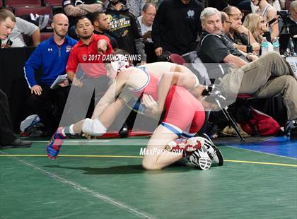 Thumbnail 3 in CIF State Boys Wrestling Championships (Day 1 - Round 3) photogallery.