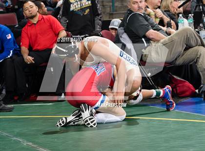 Thumbnail 1 in CIF State Boys Wrestling Championships (Day 1 - Round 3) photogallery.