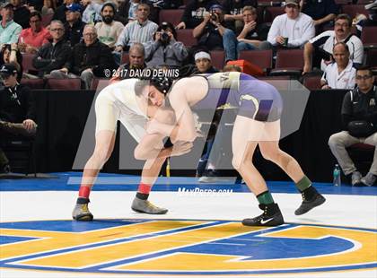 Thumbnail 1 in CIF State Boys Wrestling Championships (Day 1 - Round 3) photogallery.