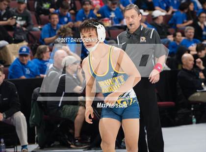 Thumbnail 3 in CIF State Boys Wrestling Championships (Day 1 - Round 3) photogallery.