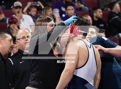 Thumbnail 3 in CIF State Boys Wrestling Championships (Day 1 - Round 3) photogallery.