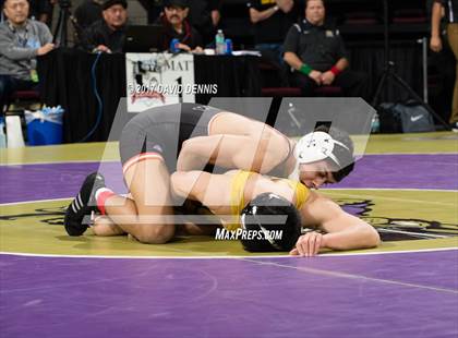 Thumbnail 1 in CIF State Boys Wrestling Championships (Day 1 - Round 3) photogallery.