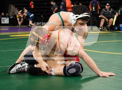 Thumbnail 3 in CIF State Boys Wrestling Championships (Day 1 - Round 3) photogallery.