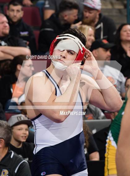 Thumbnail 2 in CIF State Boys Wrestling Championships (Day 1 - Round 3) photogallery.