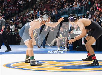 Thumbnail 2 in CIF State Boys Wrestling Championships (Day 1 - Round 3) photogallery.