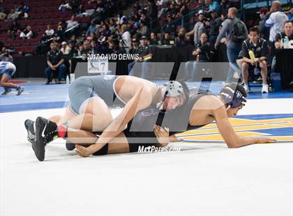 Thumbnail 1 in CIF State Boys Wrestling Championships (Day 1 - Round 3) photogallery.