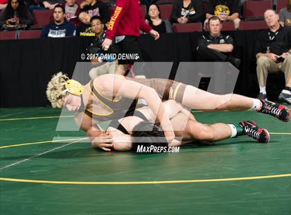 Thumbnail 1 in CIF State Boys Wrestling Championships (Day 1 - Round 3) photogallery.