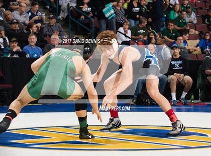 Thumbnail 1 in CIF State Boys Wrestling Championships (Day 1 - Round 3) photogallery.
