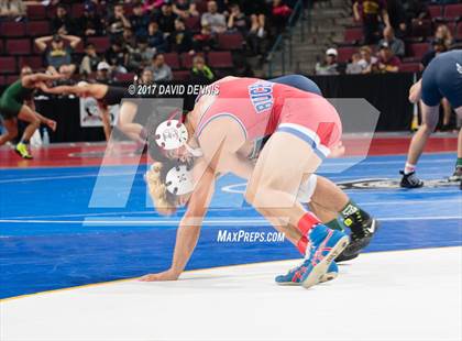 Thumbnail 1 in CIF State Boys Wrestling Championships (Day 1 - Round 3) photogallery.