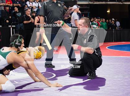 Thumbnail 2 in CIF State Boys Wrestling Championships (Day 1 - Round 3) photogallery.