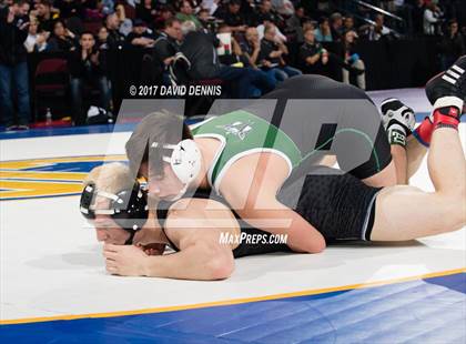Thumbnail 1 in CIF State Boys Wrestling Championships (Day 1 - Round 3) photogallery.