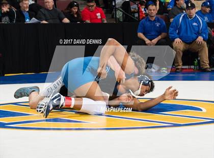 Thumbnail 3 in CIF State Boys Wrestling Championships (Day 1 - Round 3) photogallery.