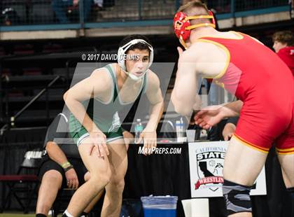 Thumbnail 1 in CIF State Boys Wrestling Championships (Day 1 - Round 3) photogallery.