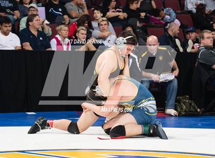 Thumbnail 2 in CIF State Boys Wrestling Championships (Day 1 - Round 3) photogallery.