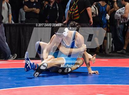 Thumbnail 1 in CIF State Boys Wrestling Championships (Day 1 - Round 3) photogallery.