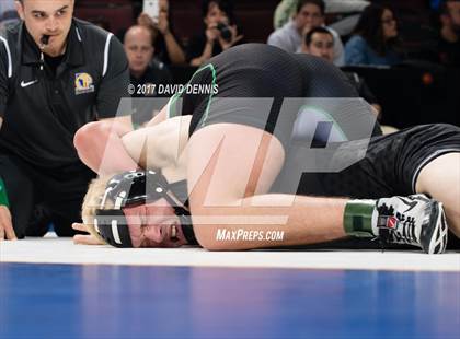 Thumbnail 1 in CIF State Boys Wrestling Championships (Day 1 - Round 3) photogallery.