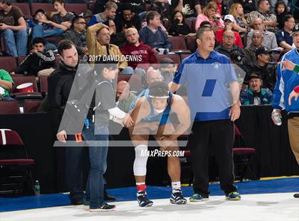 Thumbnail 1 in CIF State Boys Wrestling Championships (Day 1 - Round 3) photogallery.