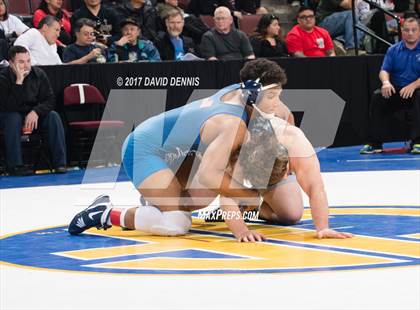 Thumbnail 1 in CIF State Boys Wrestling Championships (Day 1 - Round 3) photogallery.
