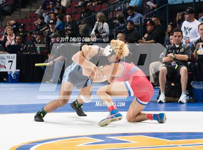 Thumbnail 2 in CIF State Boys Wrestling Championships (Day 1 - Round 3) photogallery.