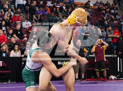 Thumbnail 1 in CIF State Boys Wrestling Championships (Day 1 - Round 3) photogallery.