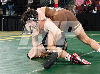 Thumbnail 2 in CIF State Boys Wrestling Championships (Day 1 - Round 3) photogallery.
