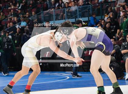 Thumbnail 3 in CIF State Boys Wrestling Championships (Day 1 - Round 3) photogallery.
